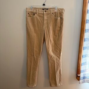 LAUREN RALPH LAUREN Tan Corduroy Mid-Rise Classic Bootcut Pants 10